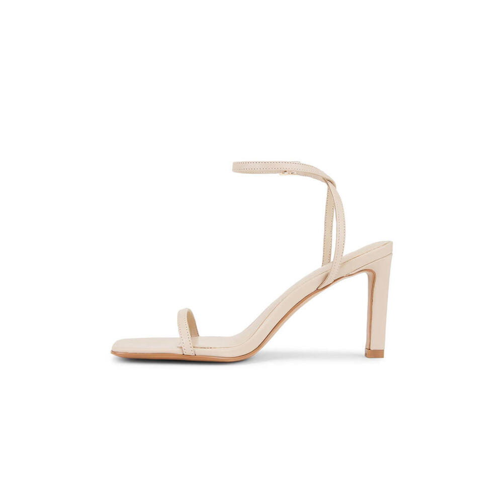 Revolve RAYE Kathryn Heel eather Sandal nude size 6 NIB $169 msrp - Picture 1 of 11